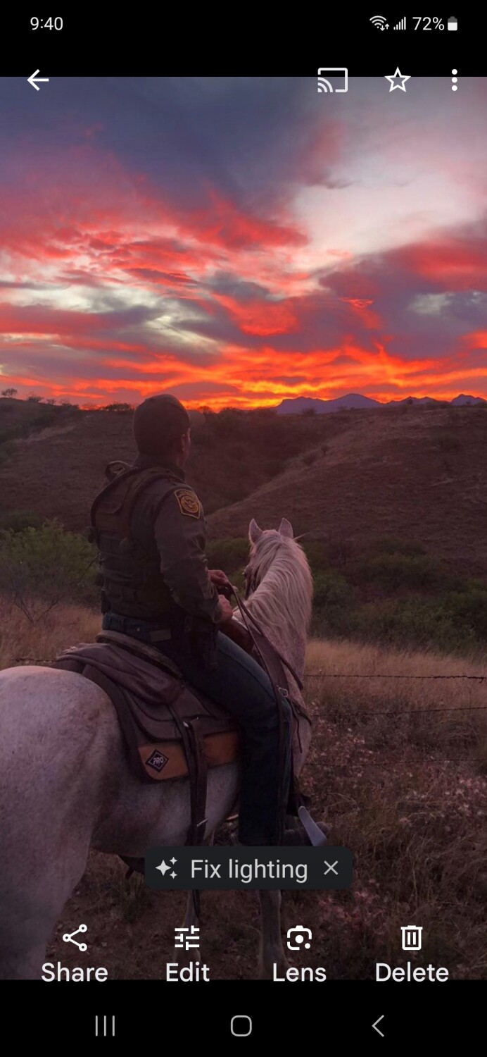 Arizona mountain sunset