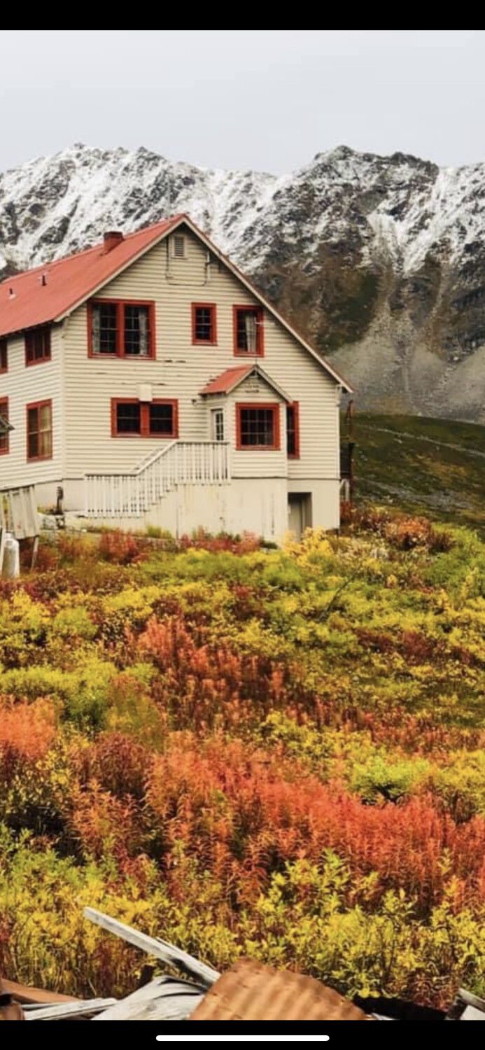 View from independence mine at hatchers pass alask