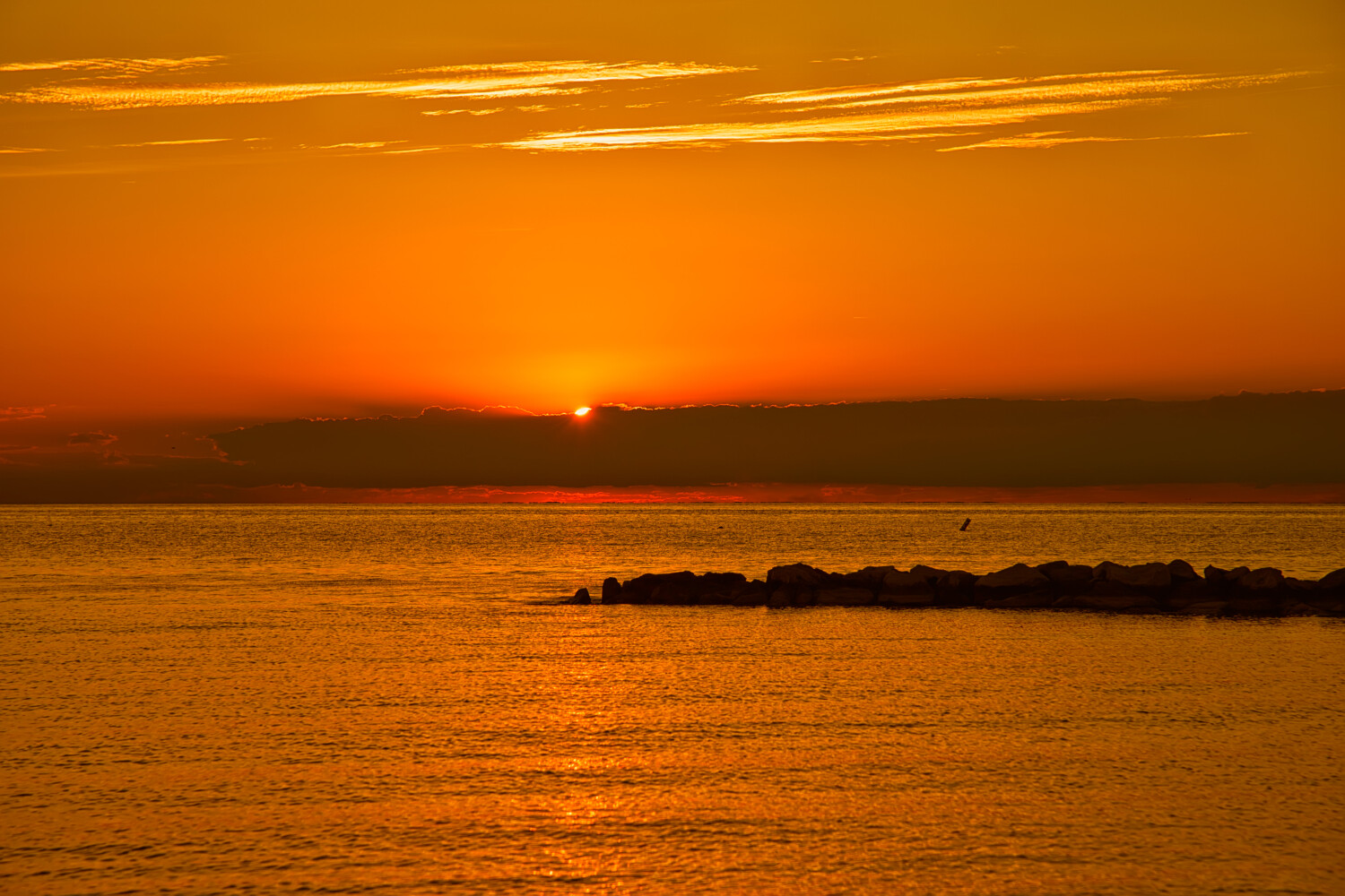 Sunset on the Cape Charles...