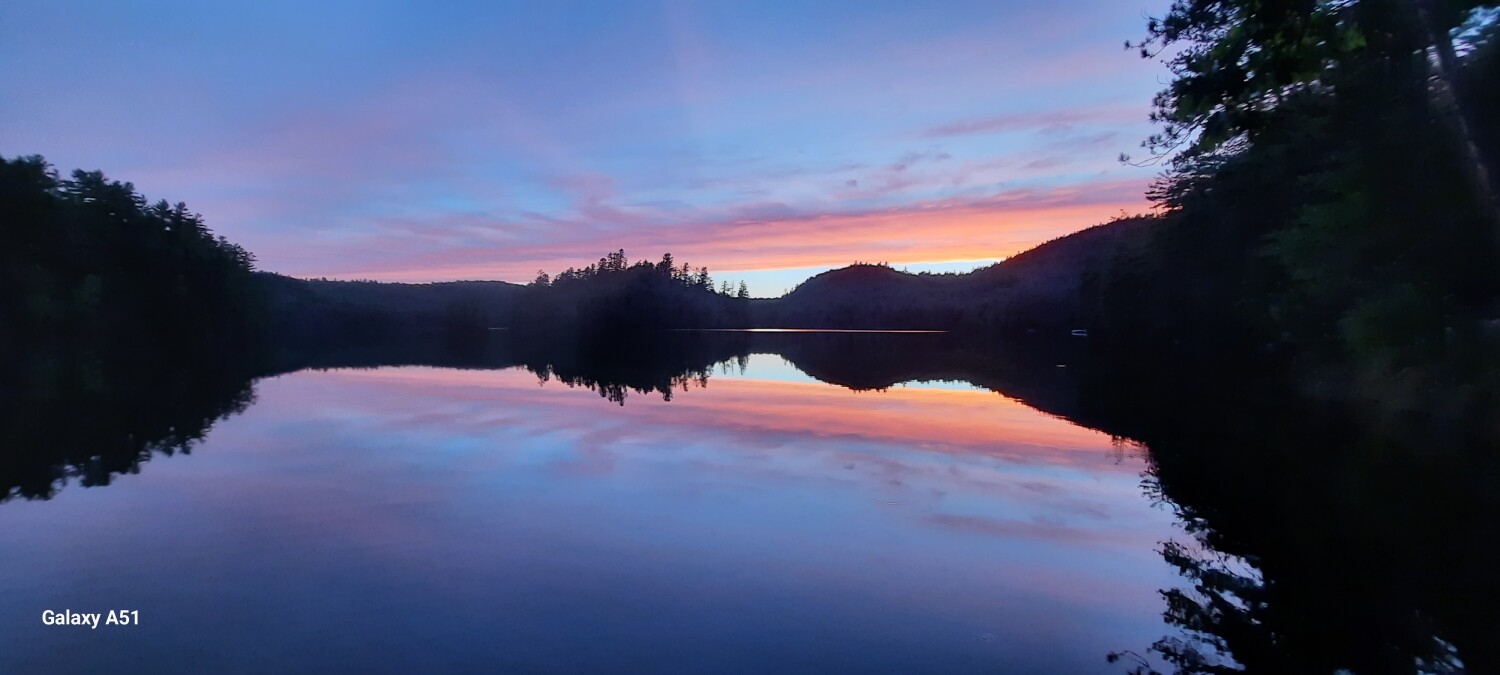 Serenity At Pyramid Lake, N.Y.