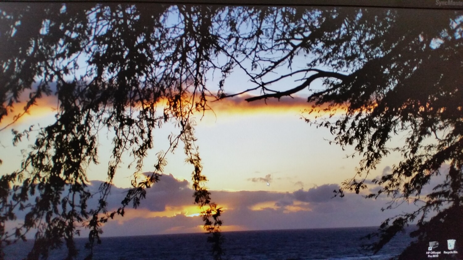 Diamond Head at sunset