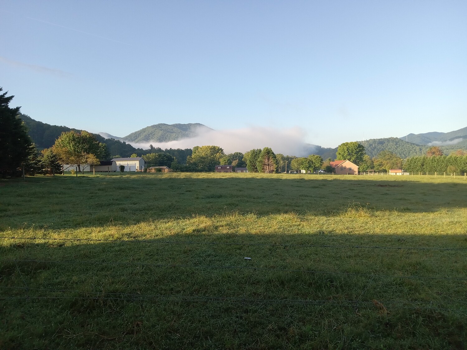 Fog over the mountain