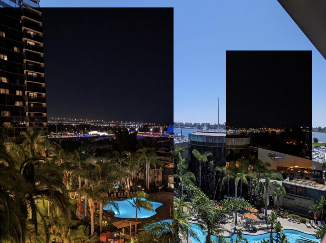 San Diego Bay - two ways