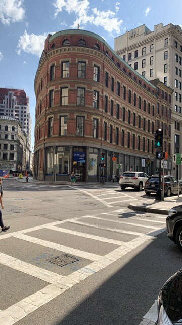 Walking downtown Boston