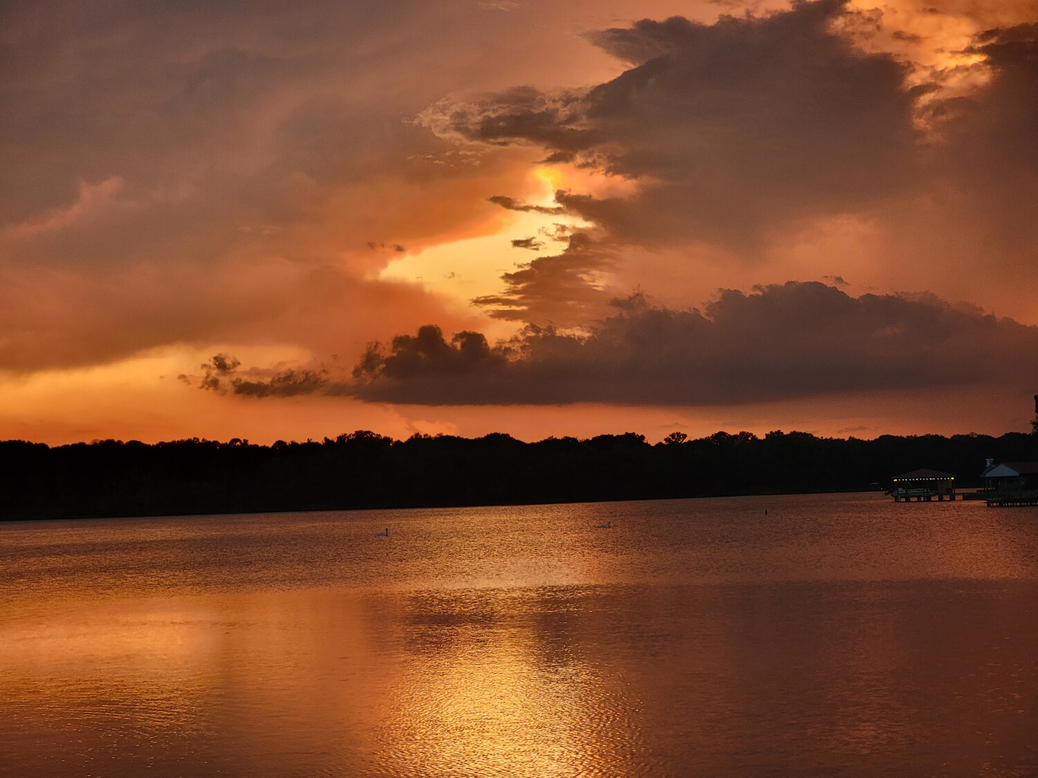 Sunset and Stormy Sky