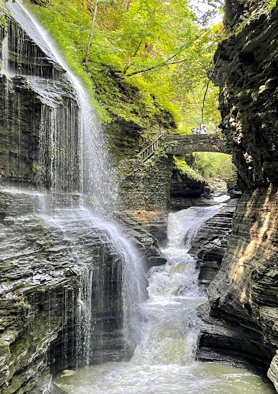 Rainbow Falls @ Watkins Glen State Park (New York)