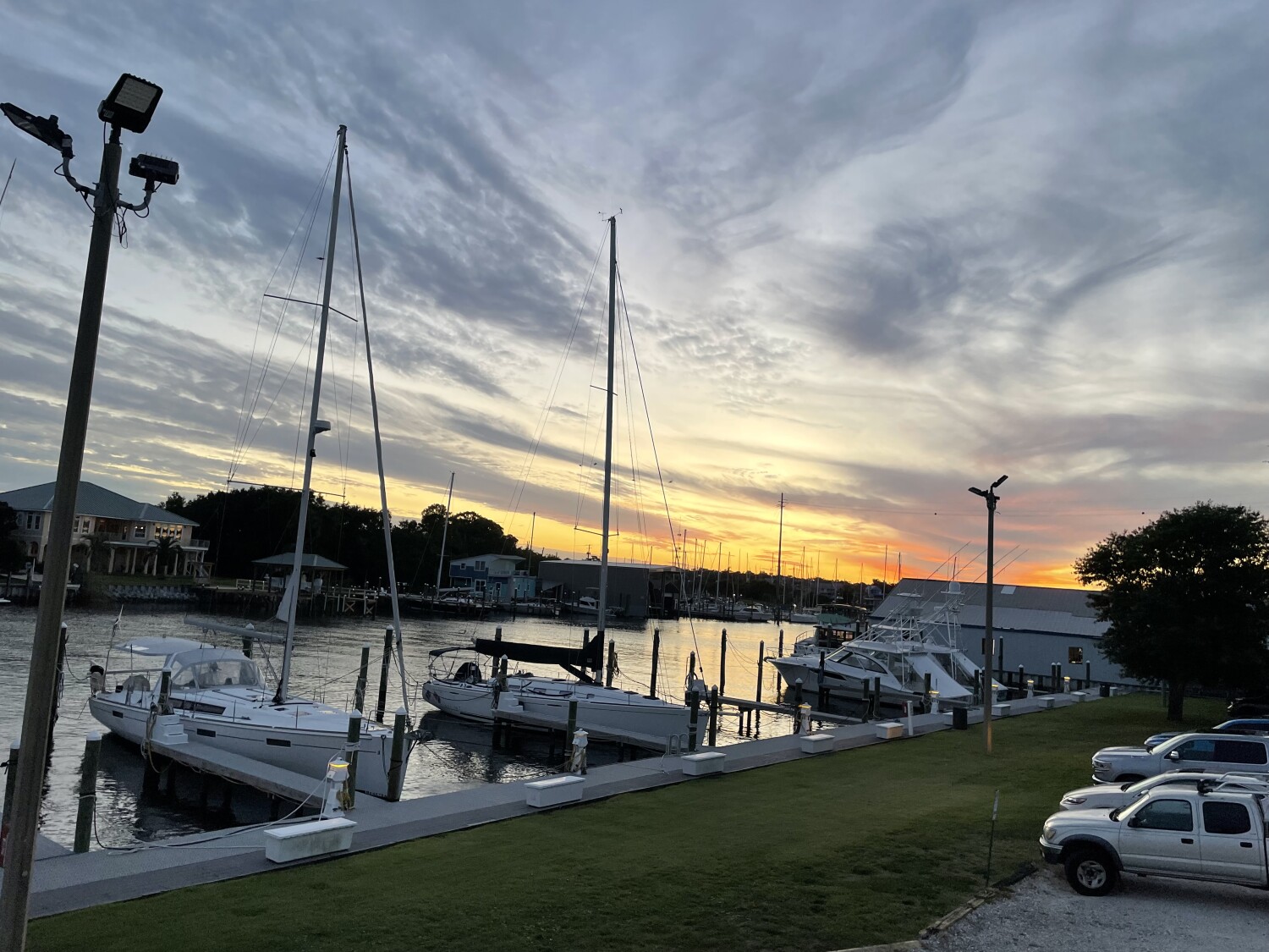 Sunset from Pensacola Yacht club