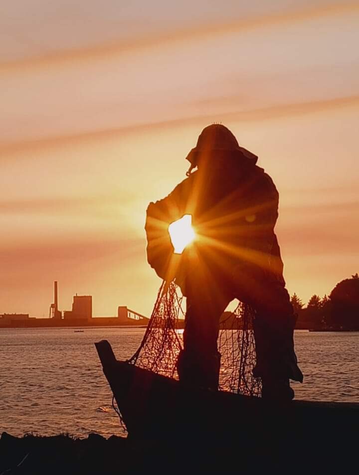 Catching the sunset!