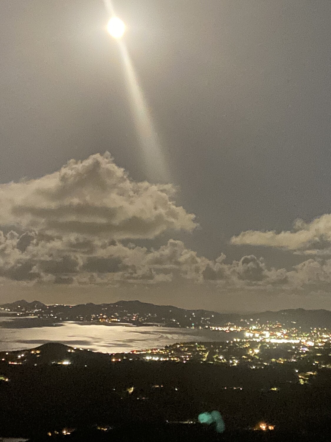 Moon over St Croix