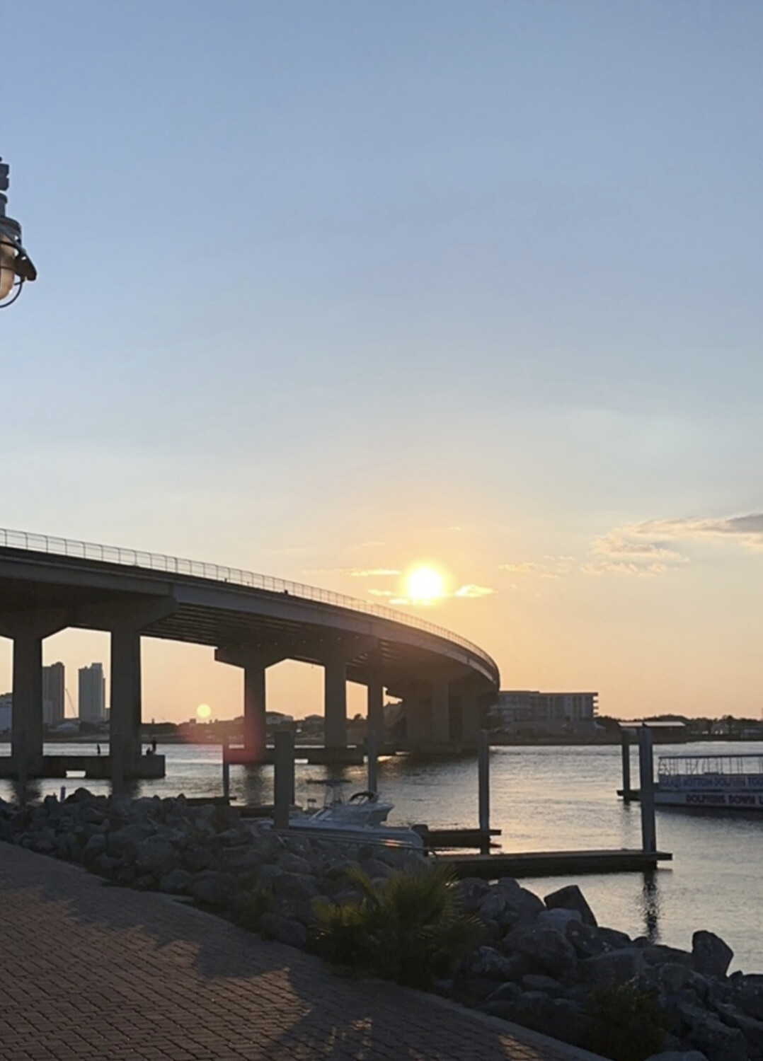 Sunset Perdido Pass Bridge