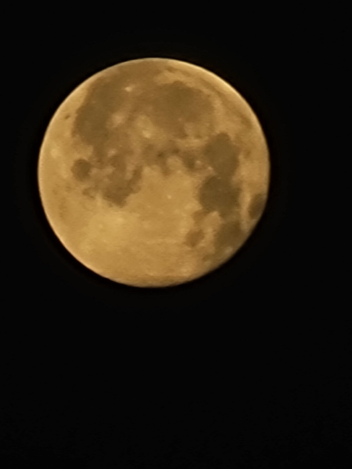 Beatiful morning moon