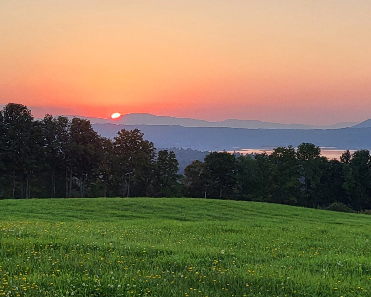 VT sunset