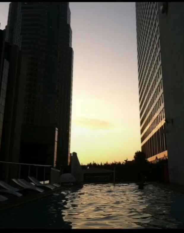 Sunset on The Rooftop