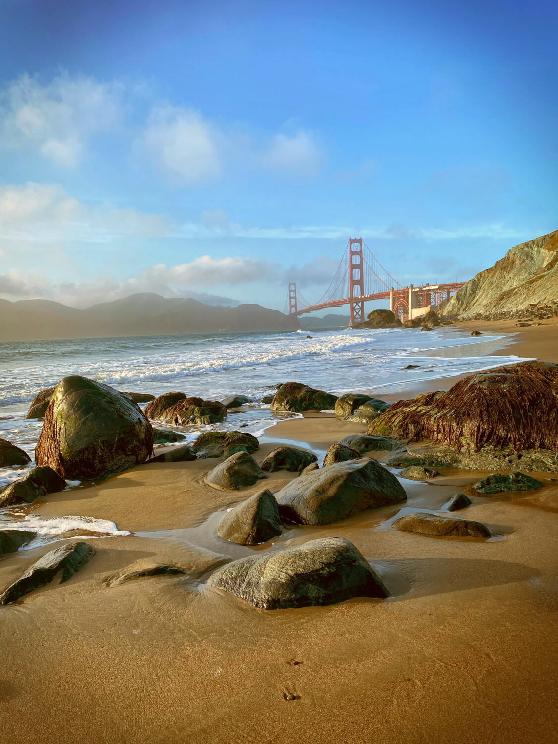 Golden hour at the Golden Gate