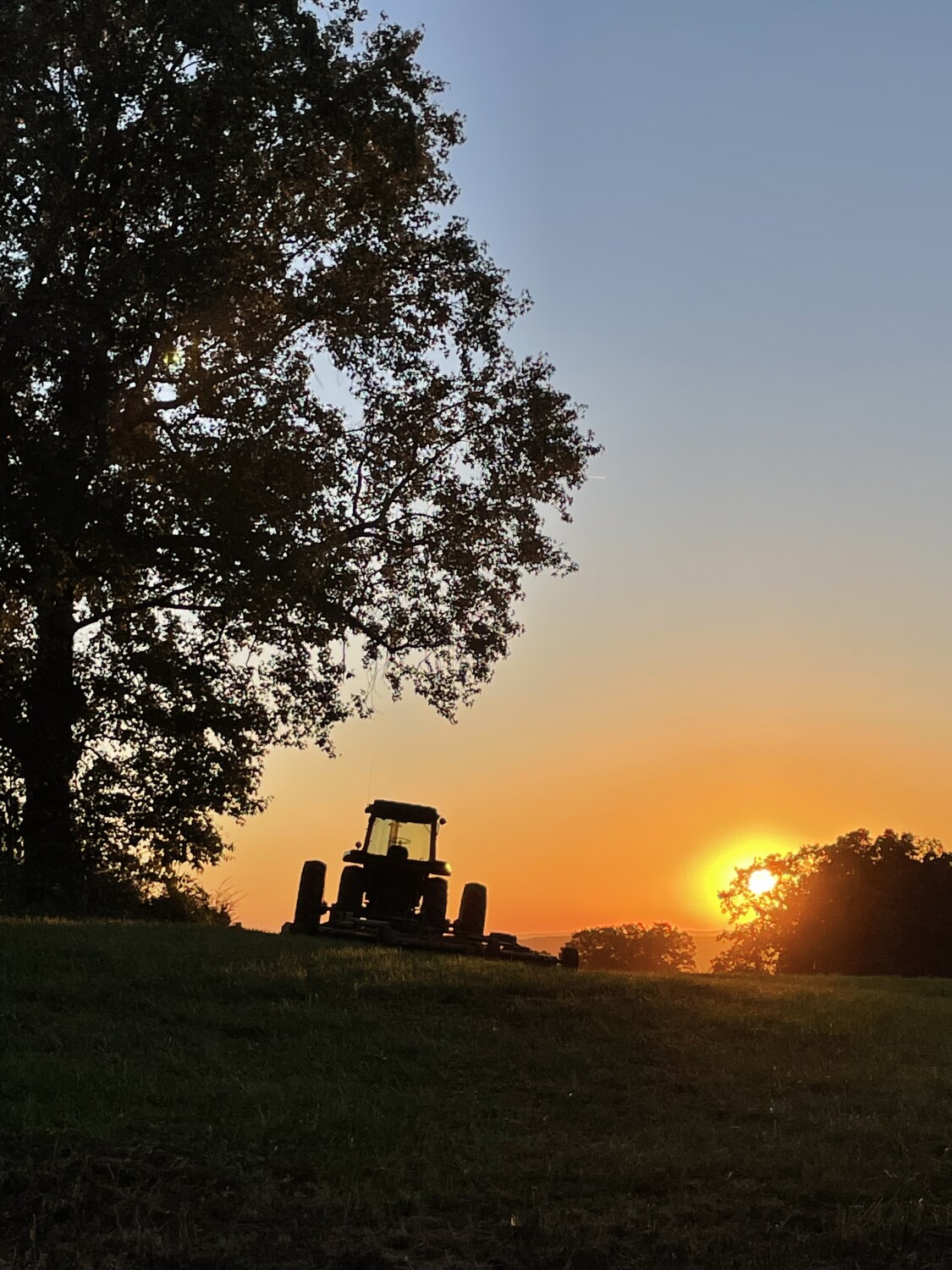 Farmers sunset