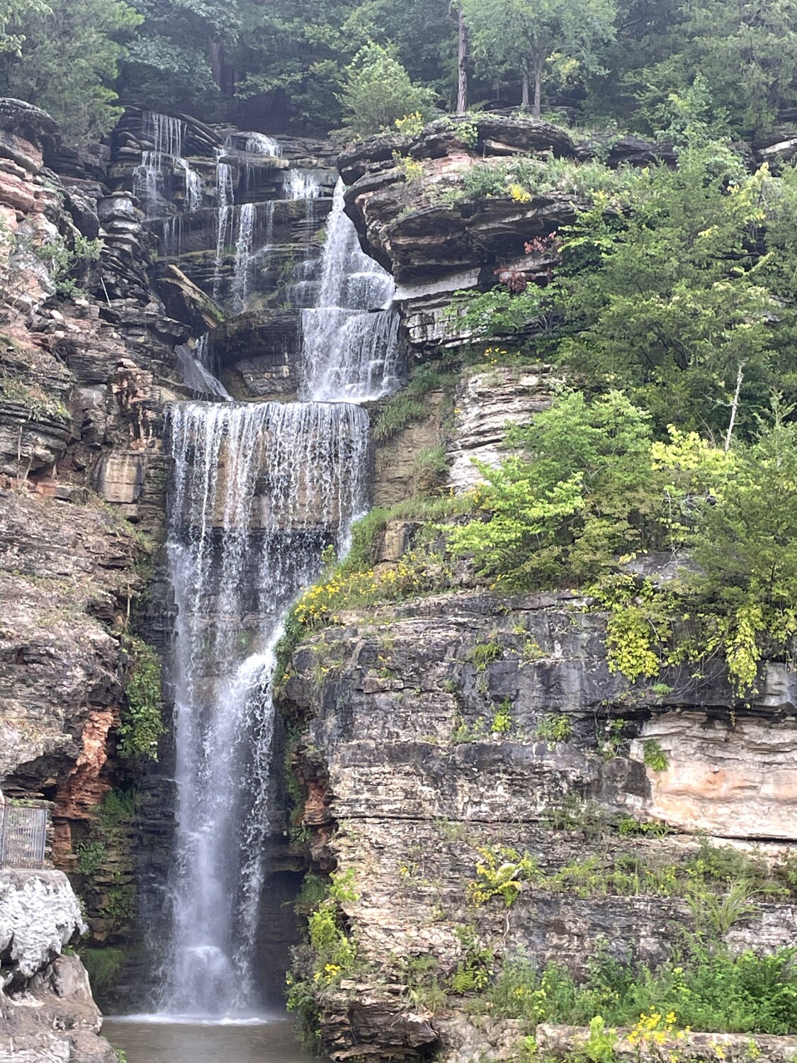 Cascading Dogwood Canyon Falls