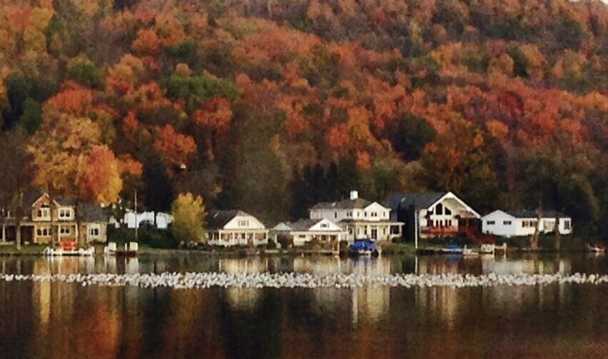 Fall at Lime Lake, NY