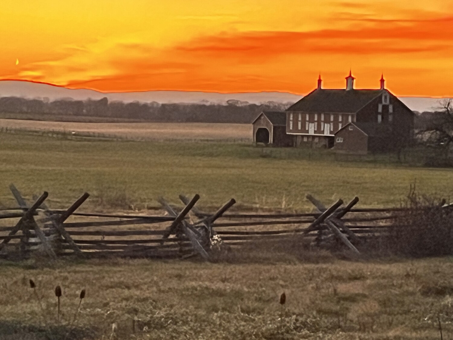 Competition Page | Sunset at Codori Farm | Mary DiMaria | In Gettysburg PA