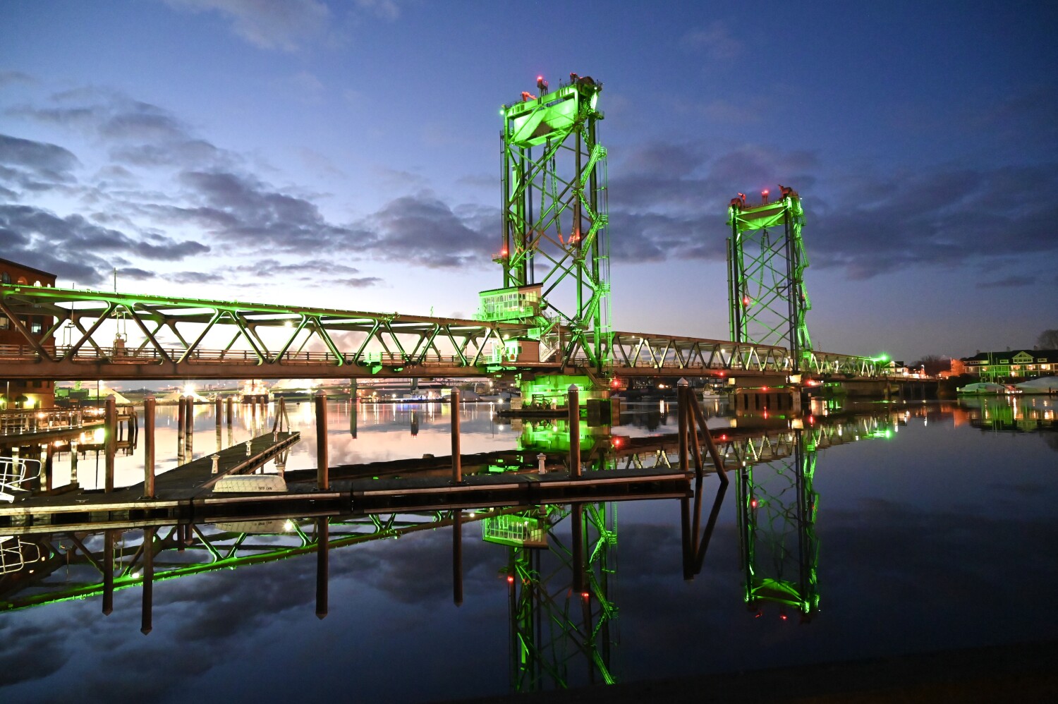 Bridge goes green for St Patrick’s Day