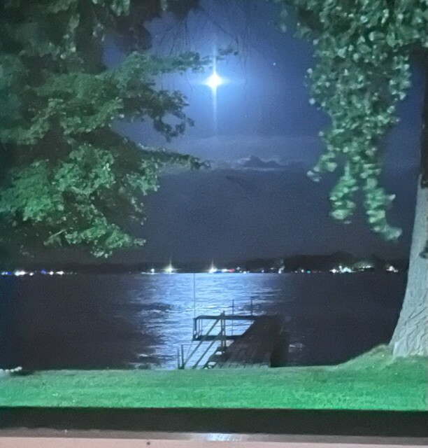 Moonlight at the lake