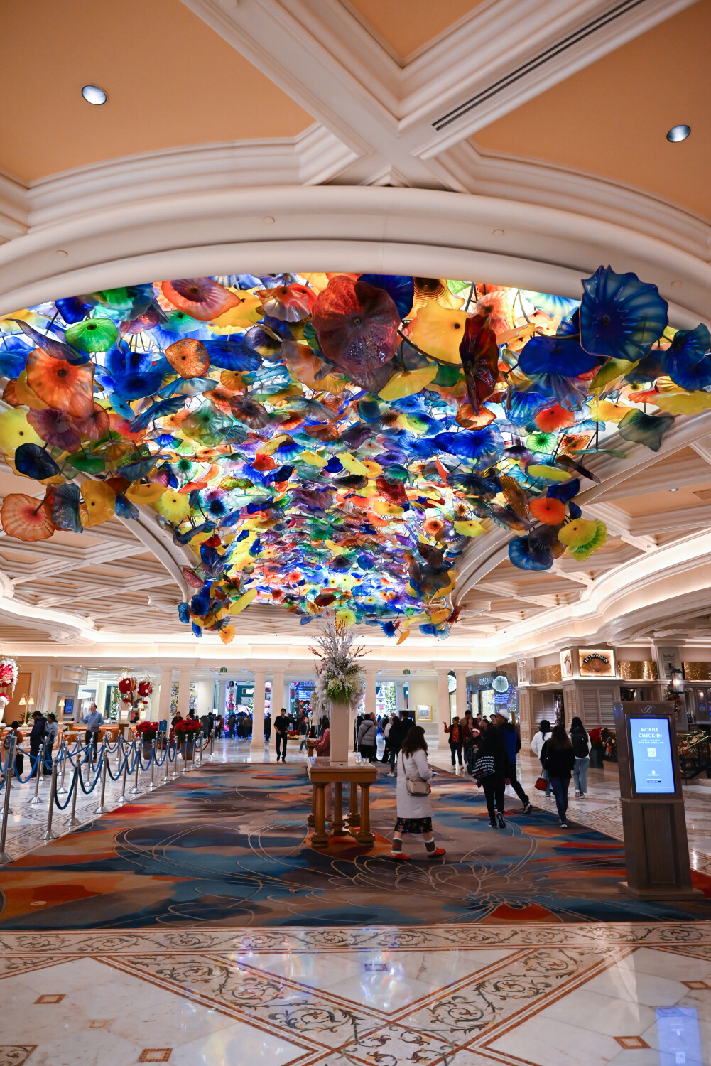 Bellagio colorful umbrella
