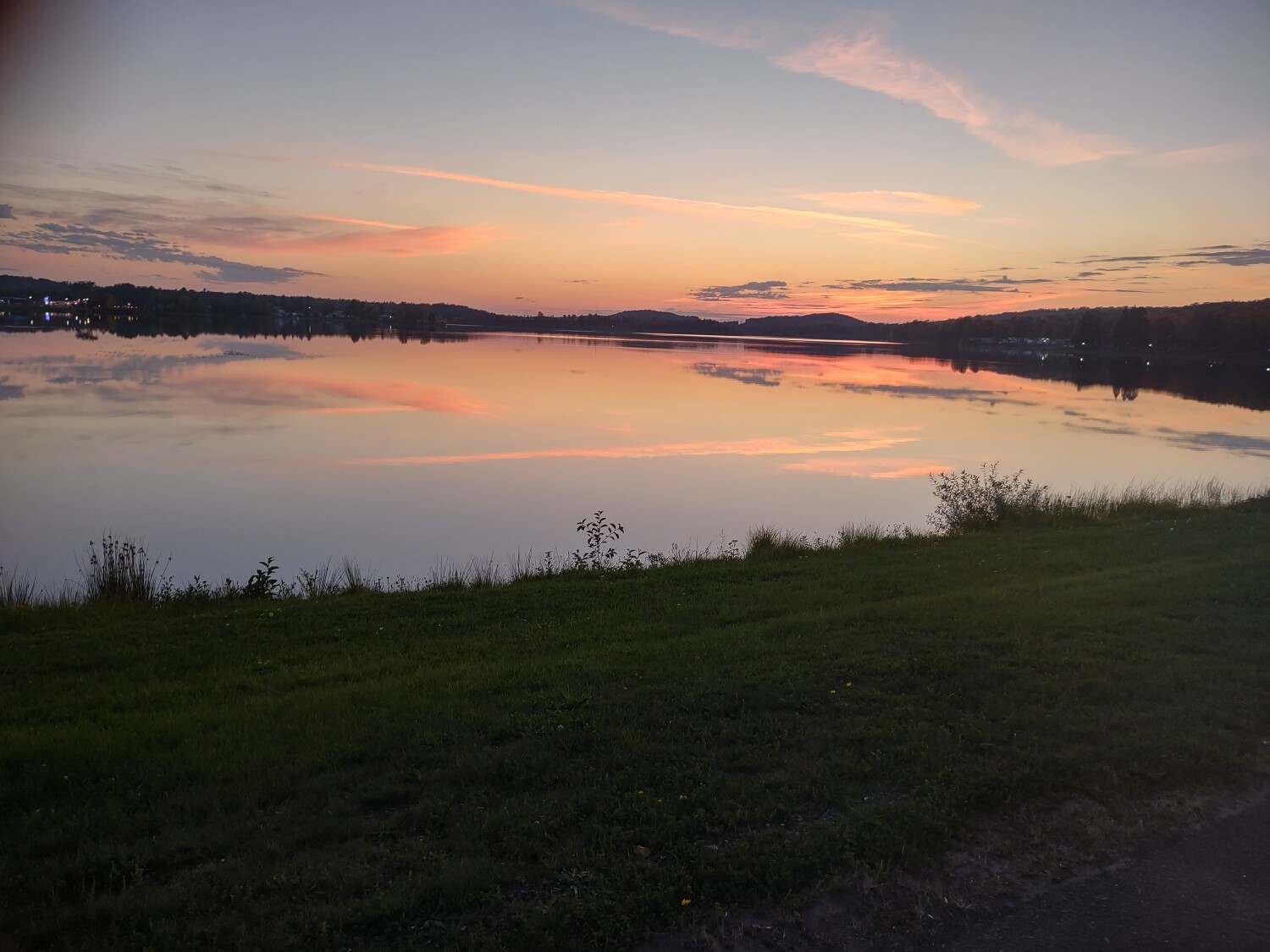 September Evening on Sunday Lake