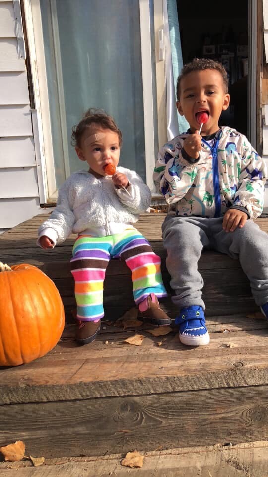 Grand babies enjoying country life