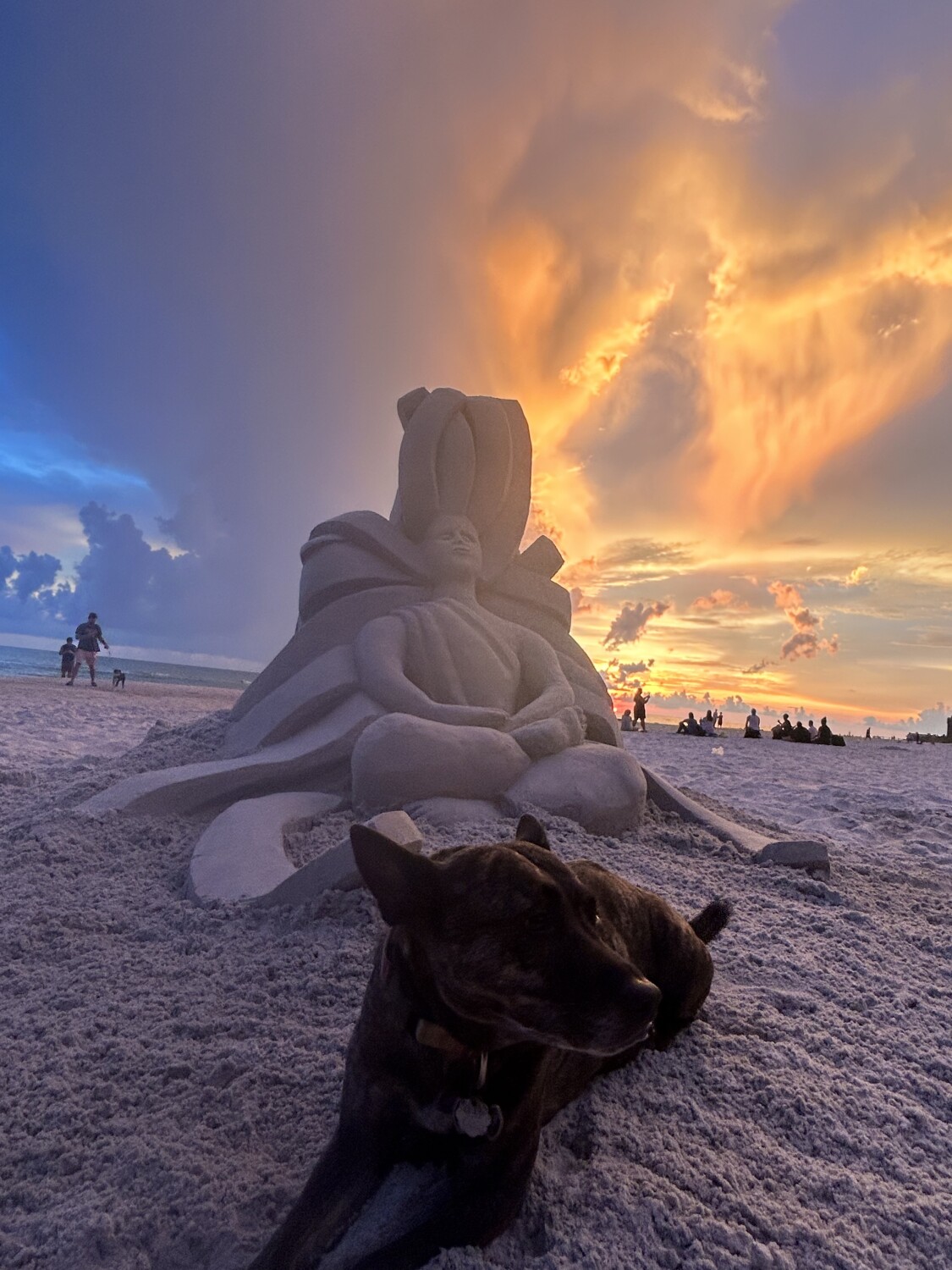 Durpie and Kyle’s sand skulpture