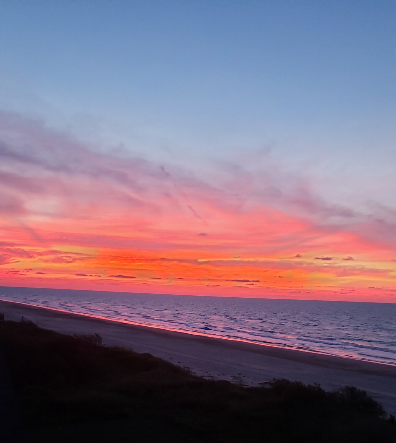 Sunrise in Galveston, Texas