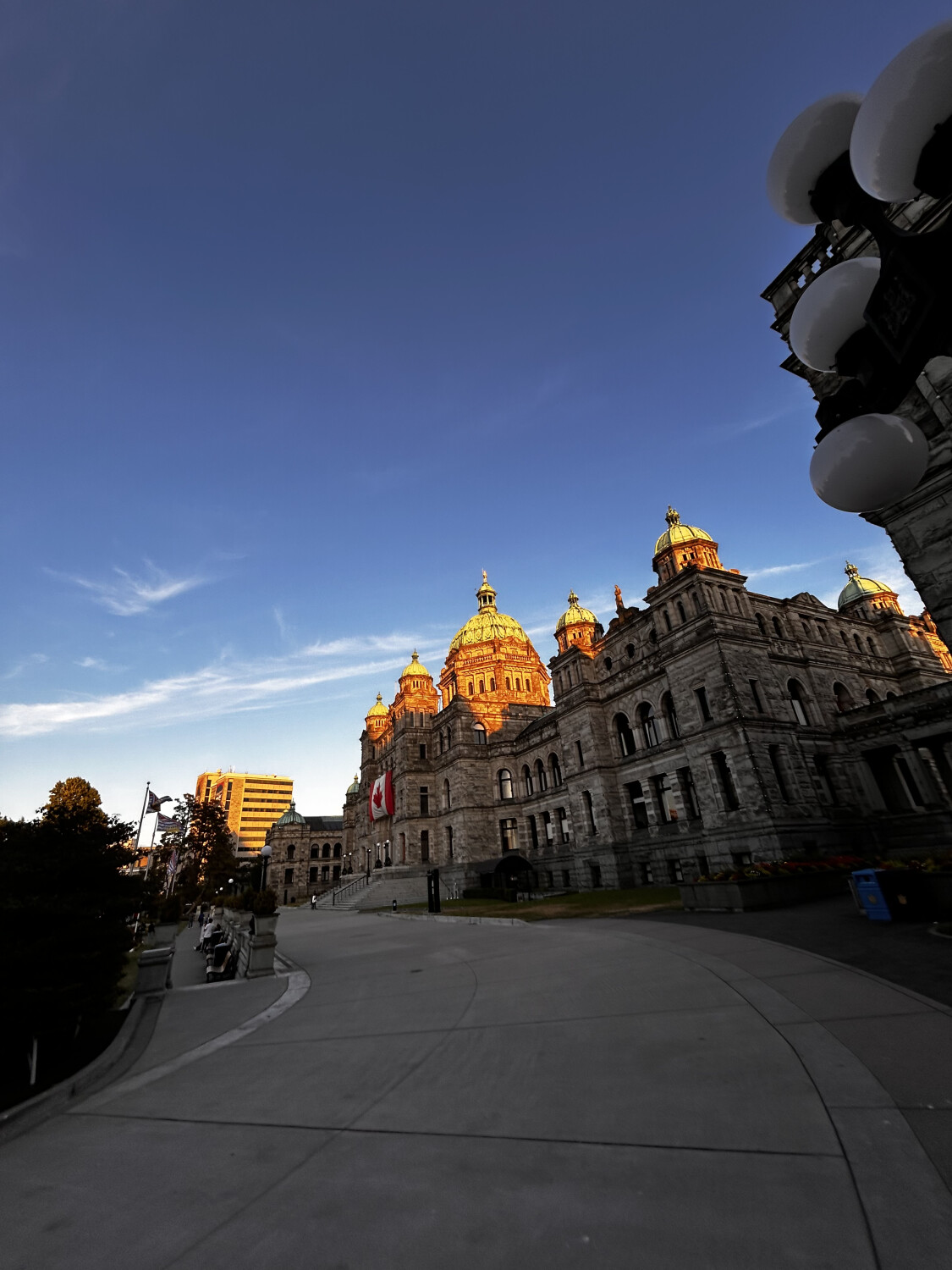 Sunset on the Victorian Parliament