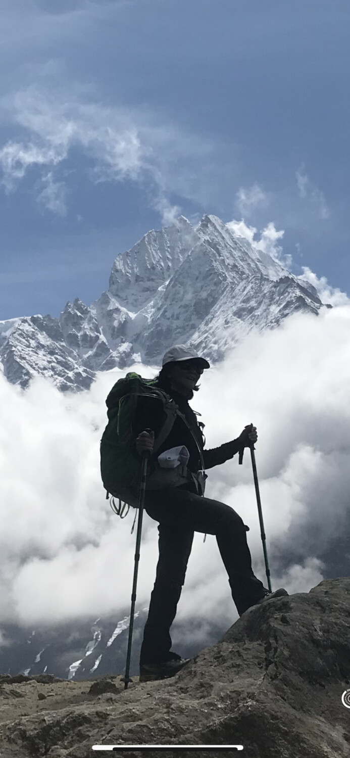 The senior citizen hiker