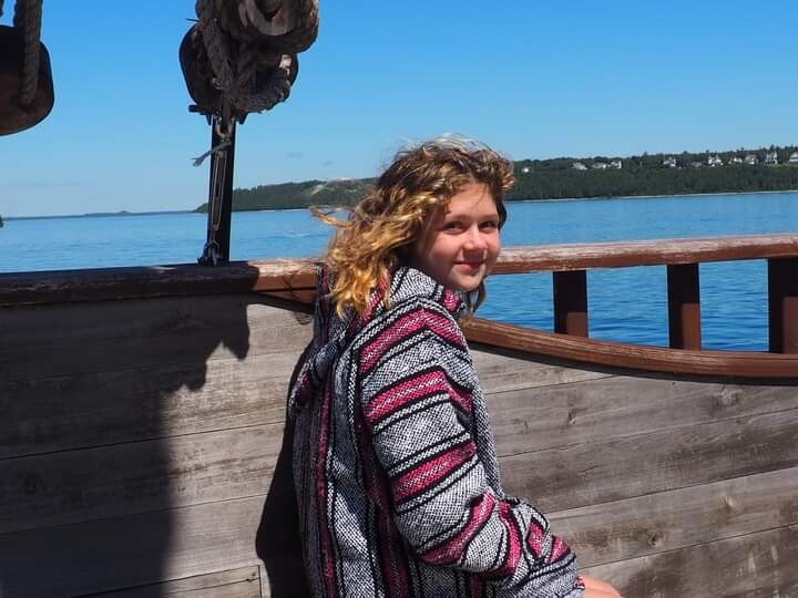 Aleigha on Ferry Boat