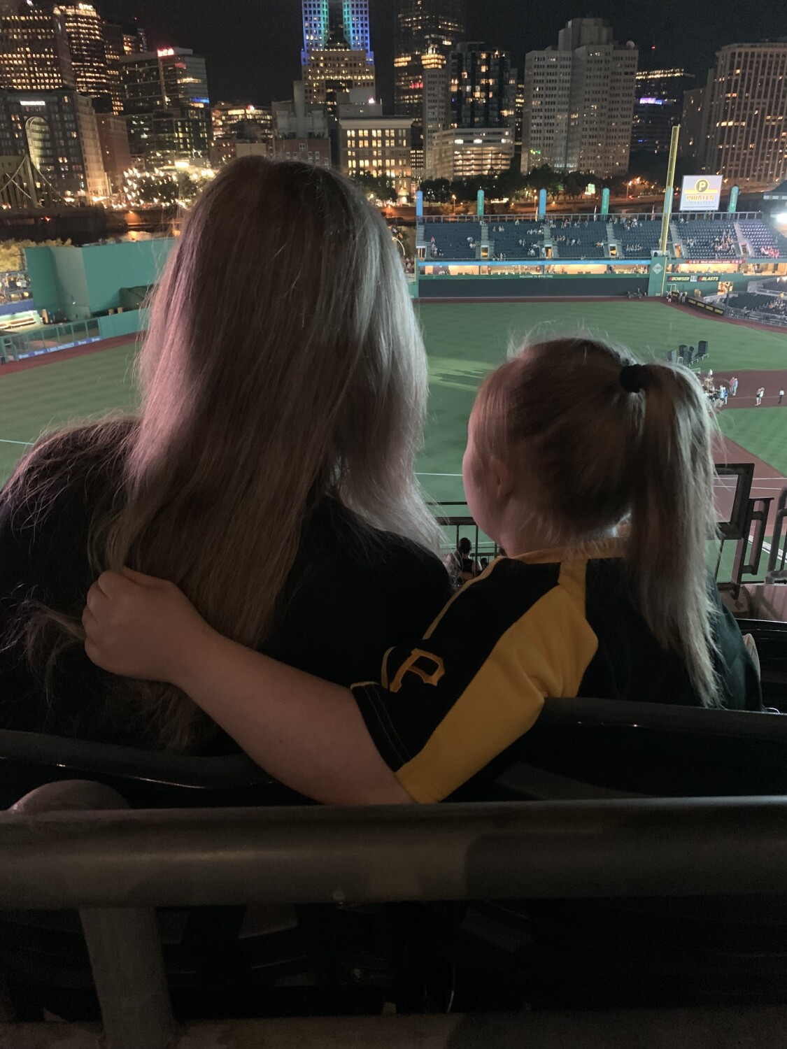 Father and daughter.