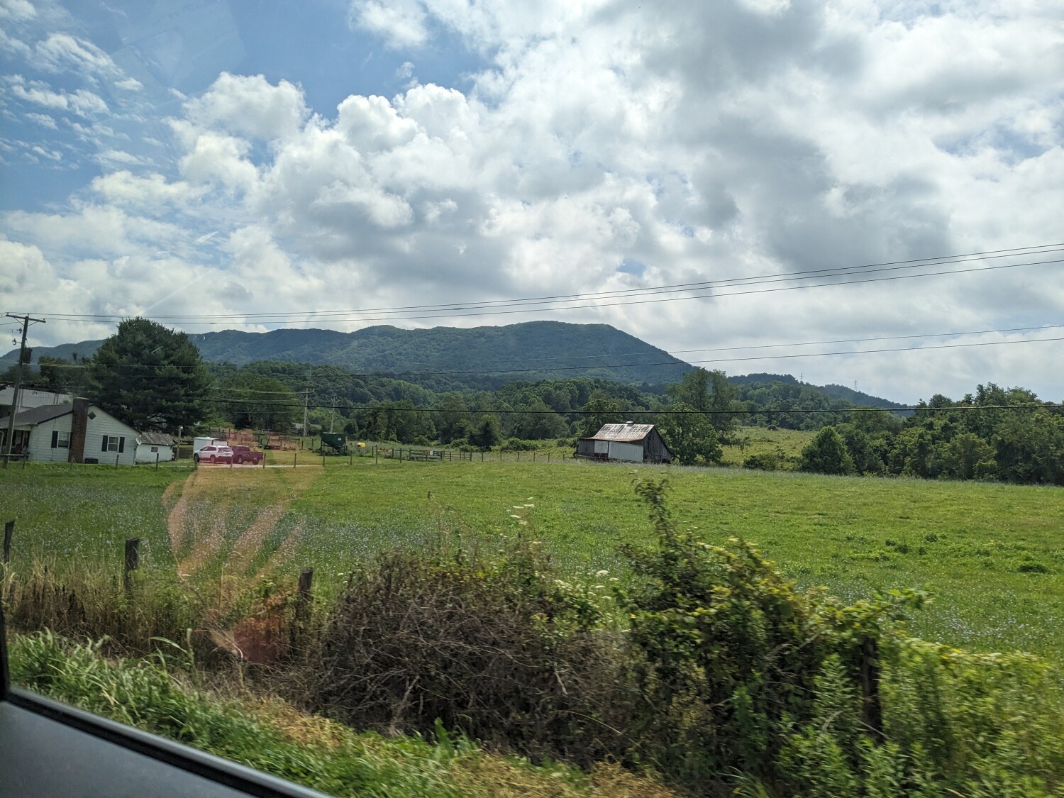 On top of the mountain