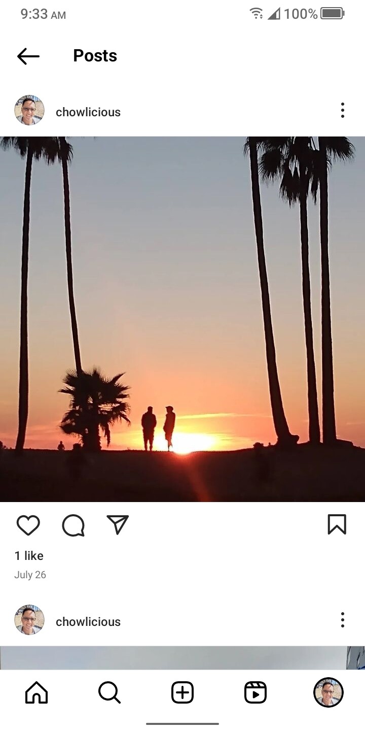 Sunset at Venice Beach, CA