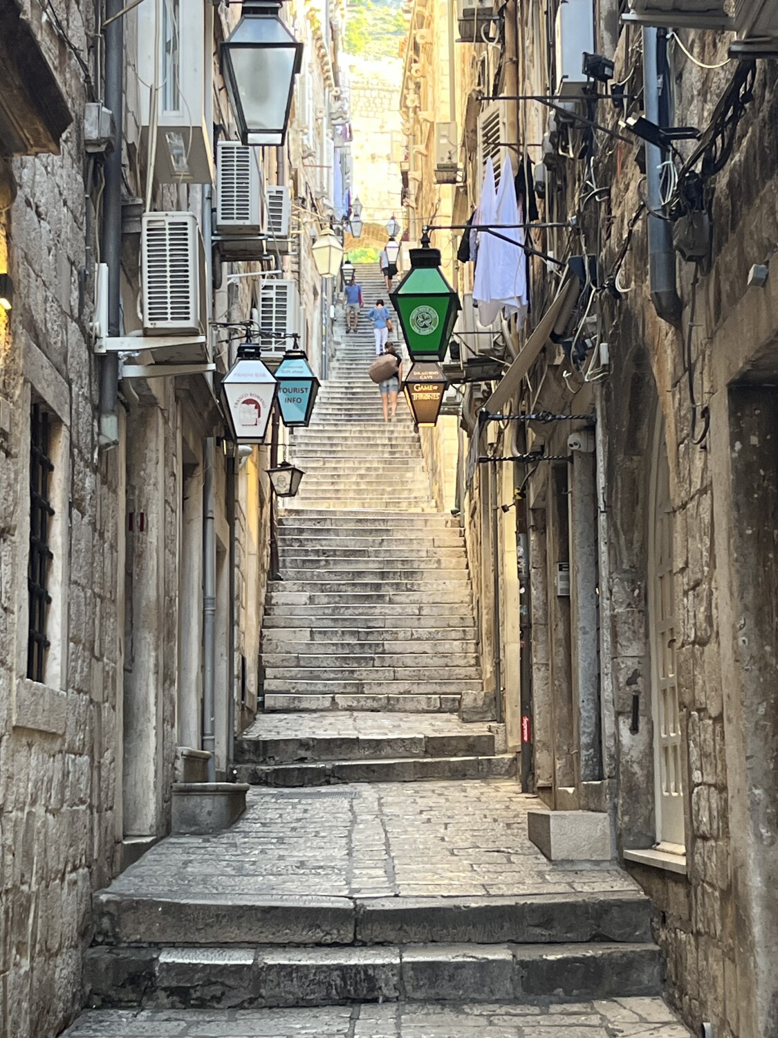 Walking off a summer dinner