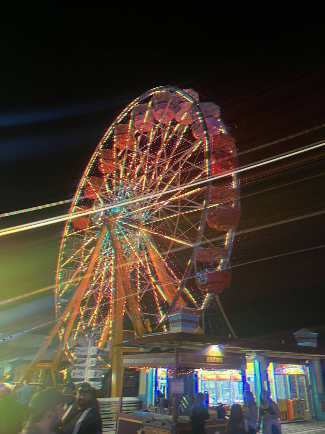 Radiant Carousel in the Night Sky