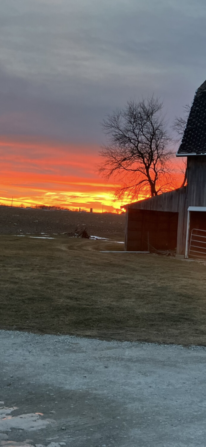 Sunset on the Goshen Prairie