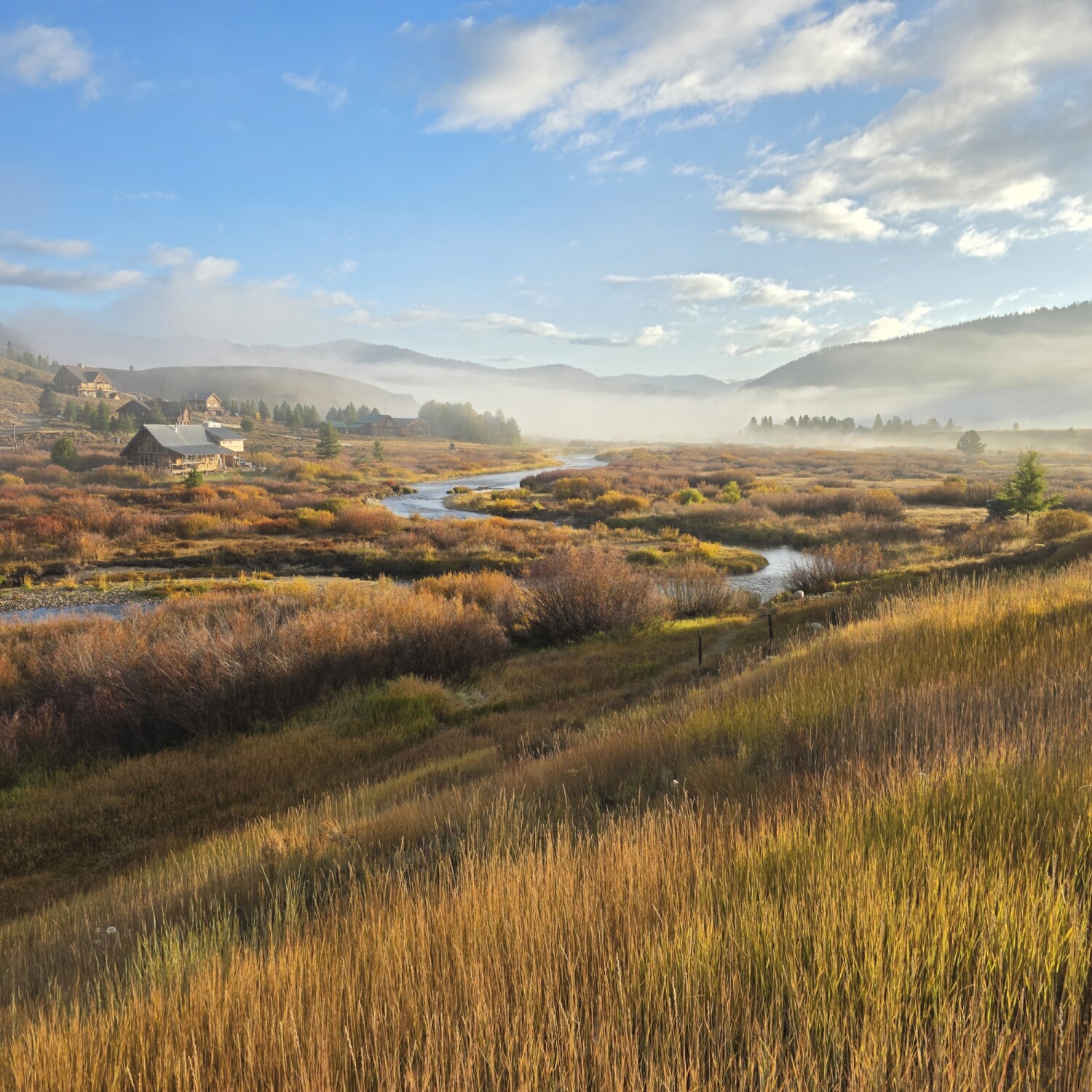 First Light Over the Valley