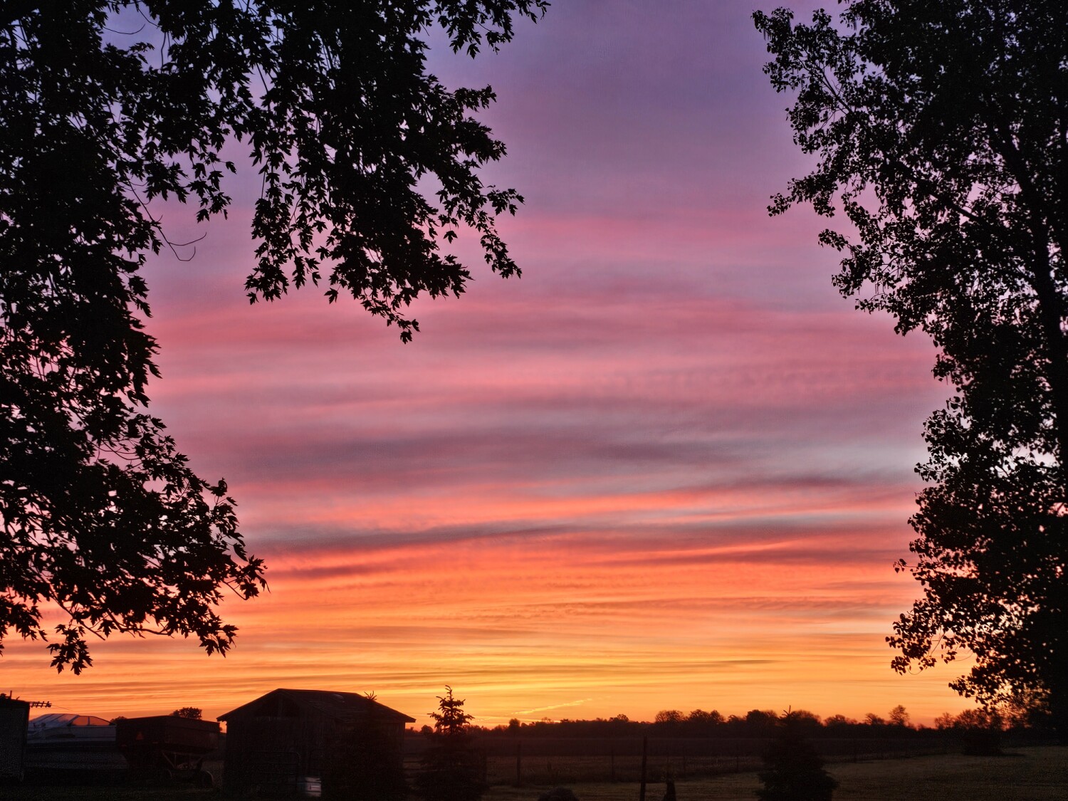 Rainbow sunrise