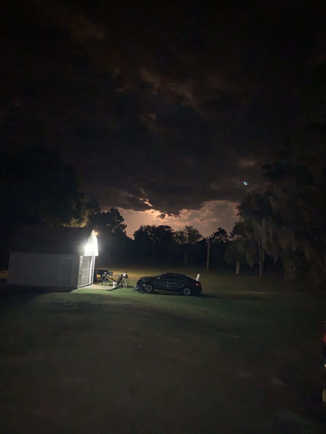 Rocket launch from my backyard