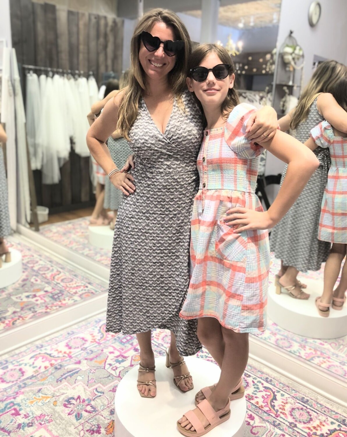 My daughter and granddaughter