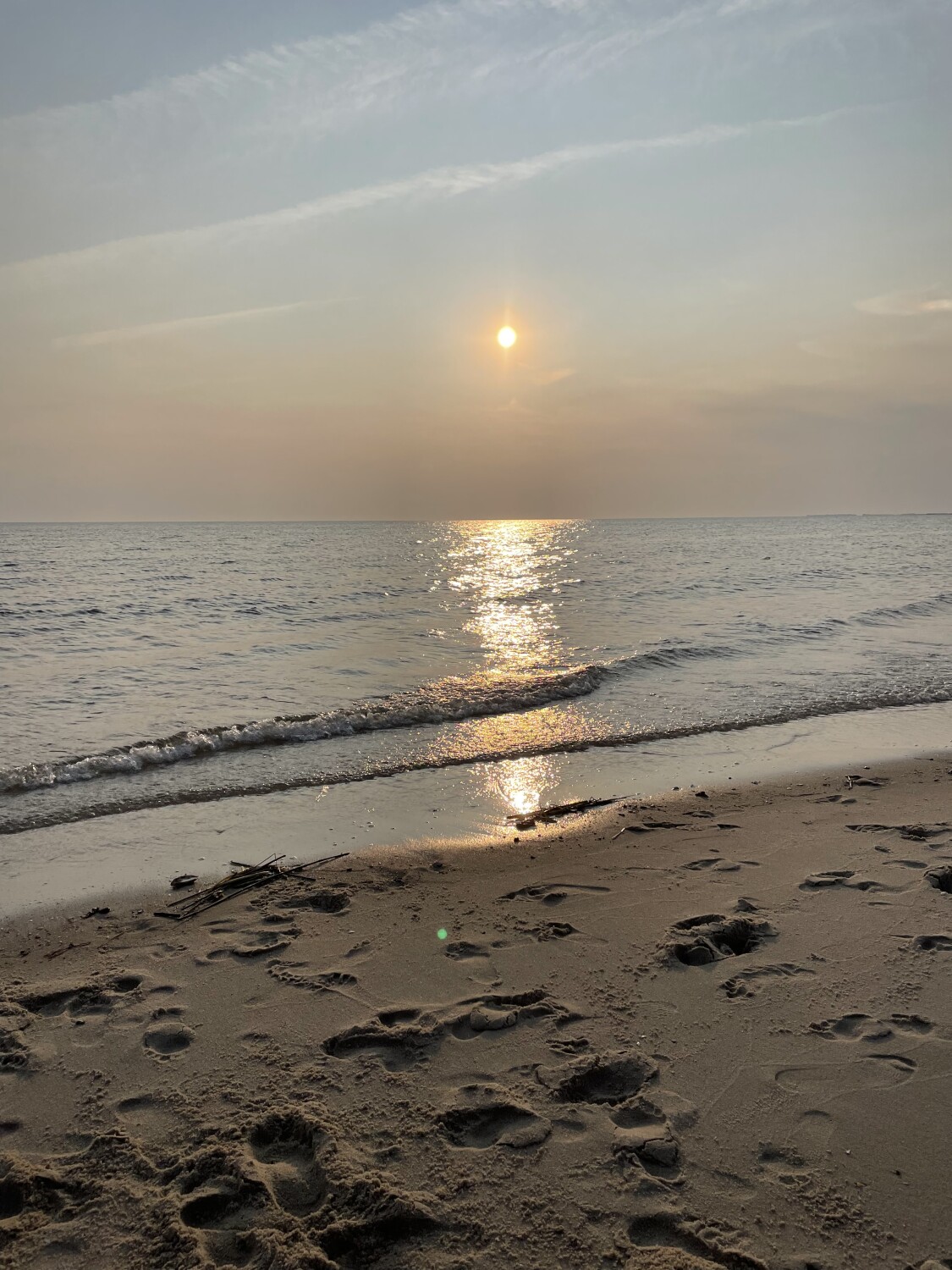 Sunset over Delaware Bay