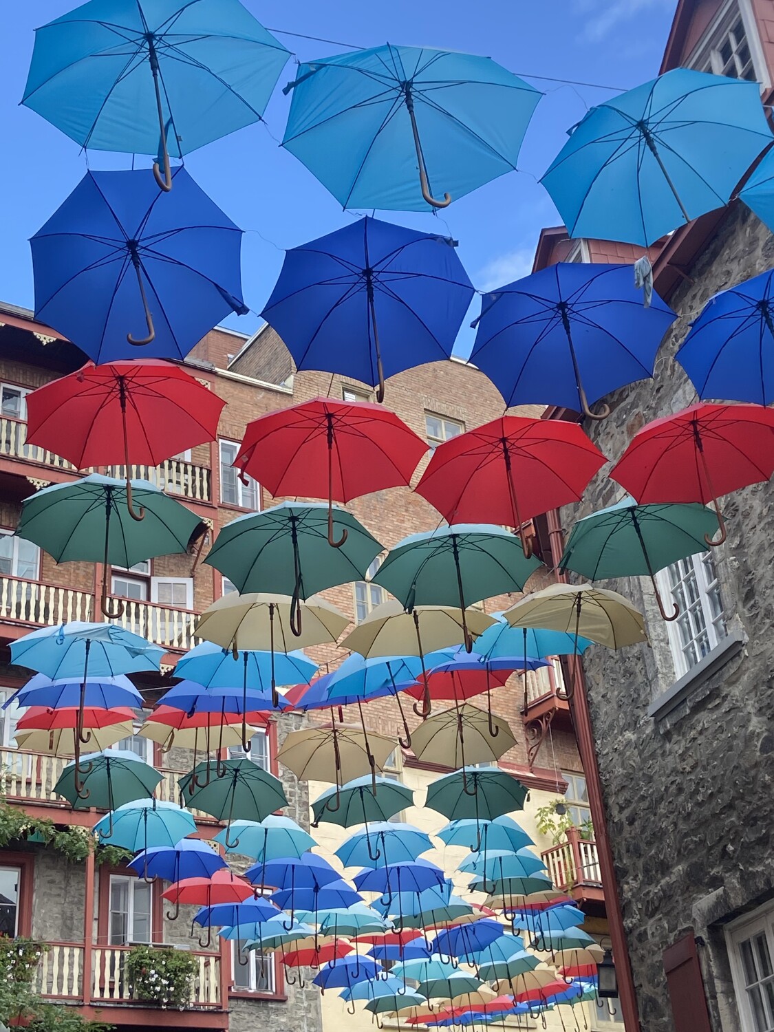 Umbrellas in Quebec