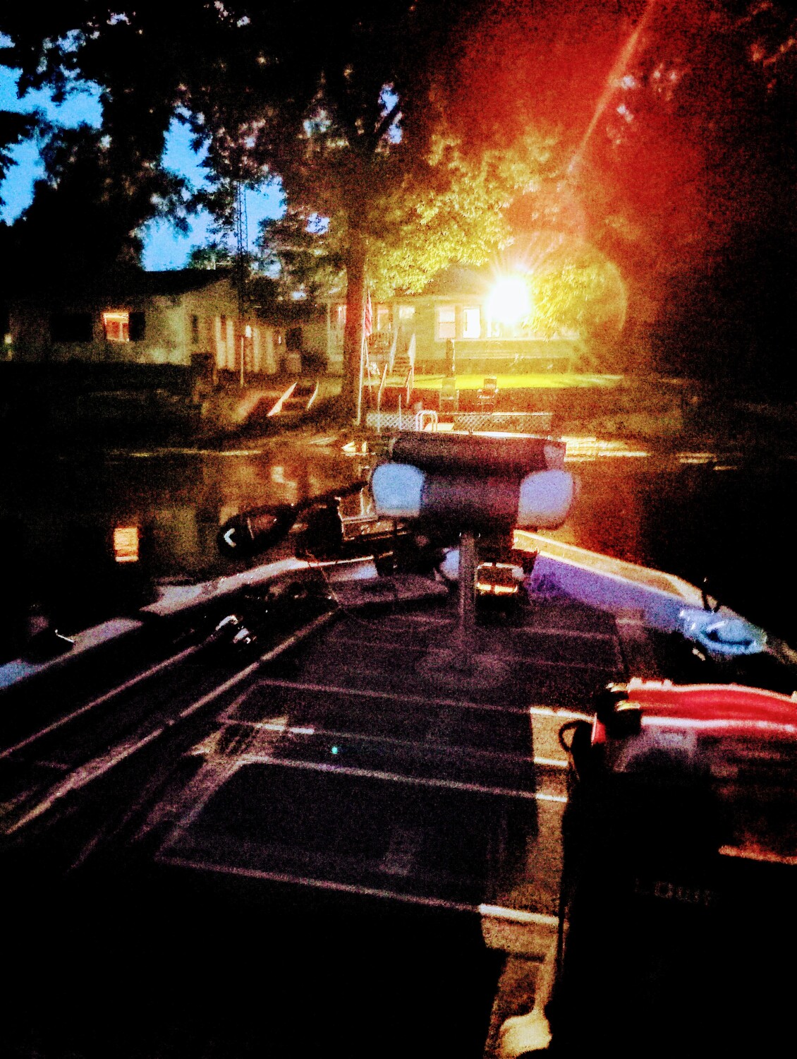 End of the day on the lake