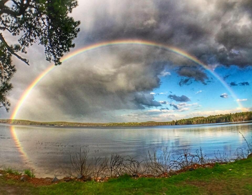 Akers Pond after the storm