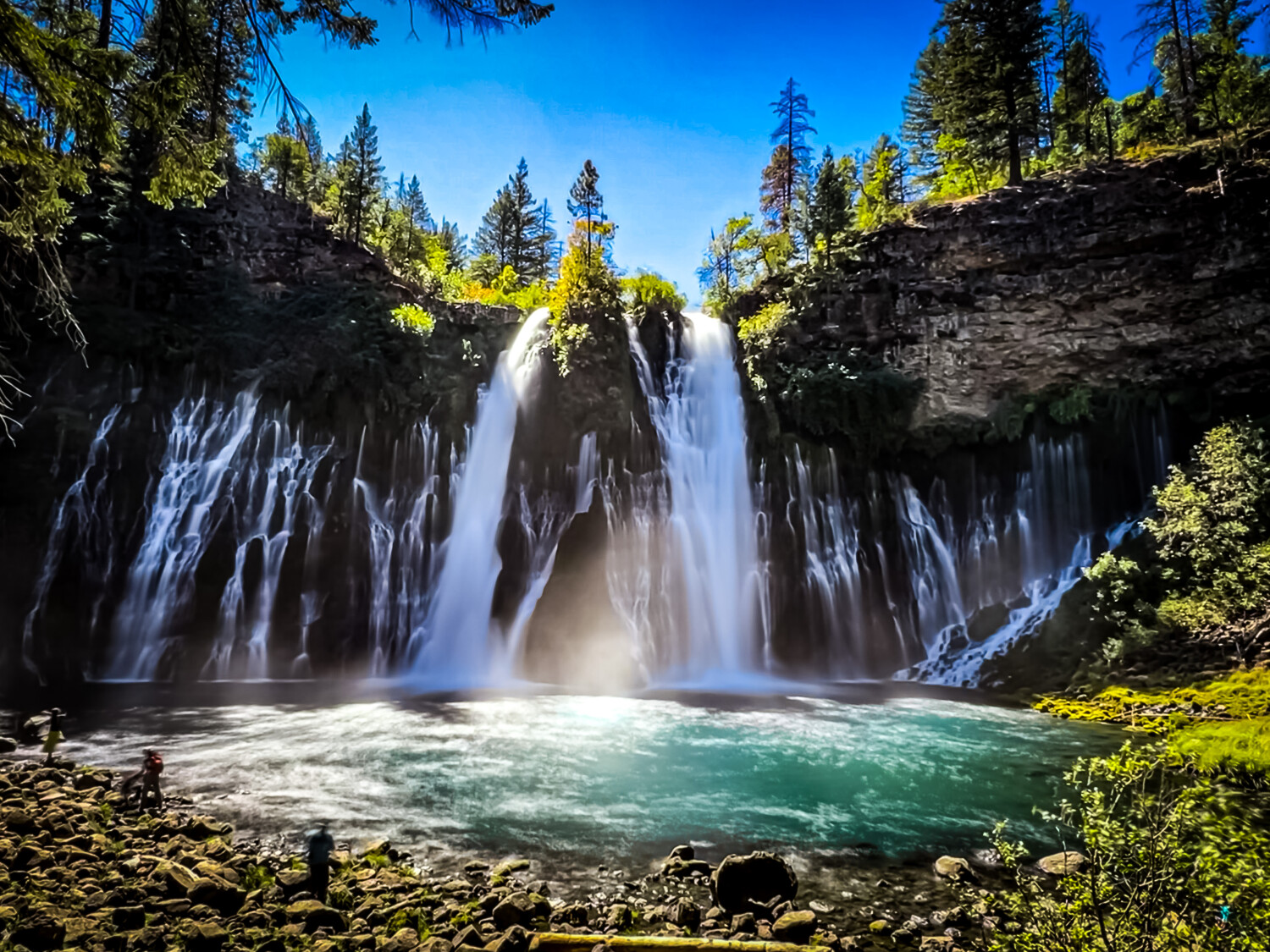 The breathtaking Burney Falls