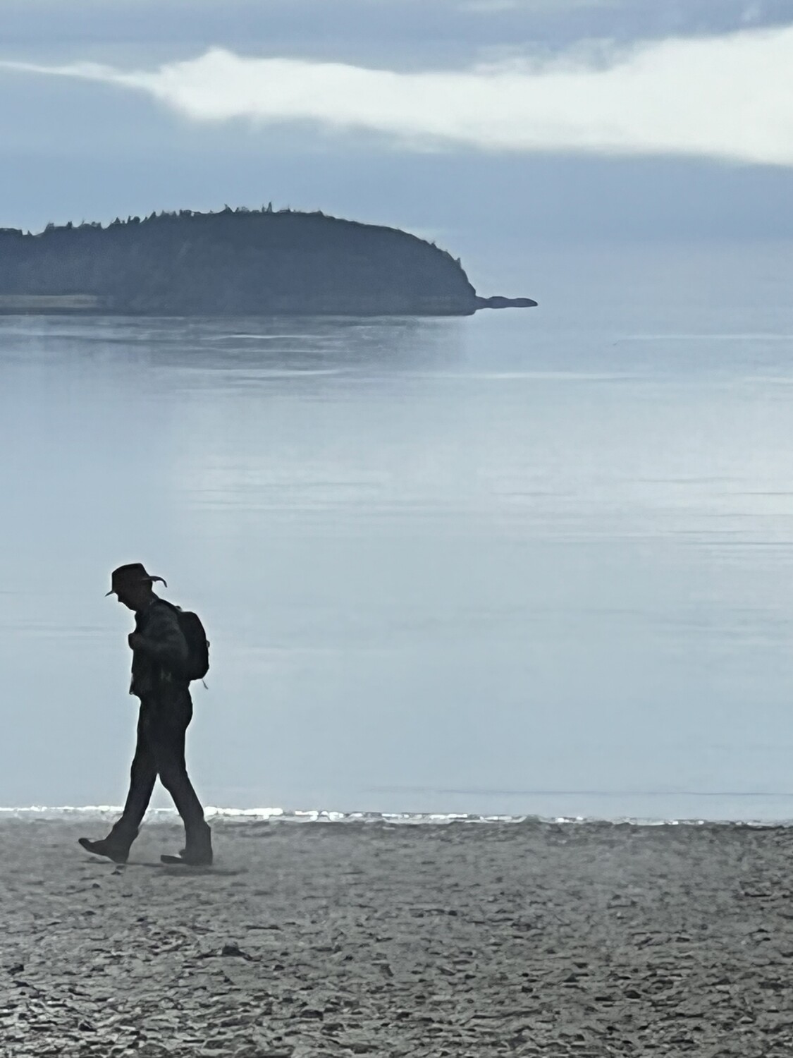 Jim pondering Alaska
