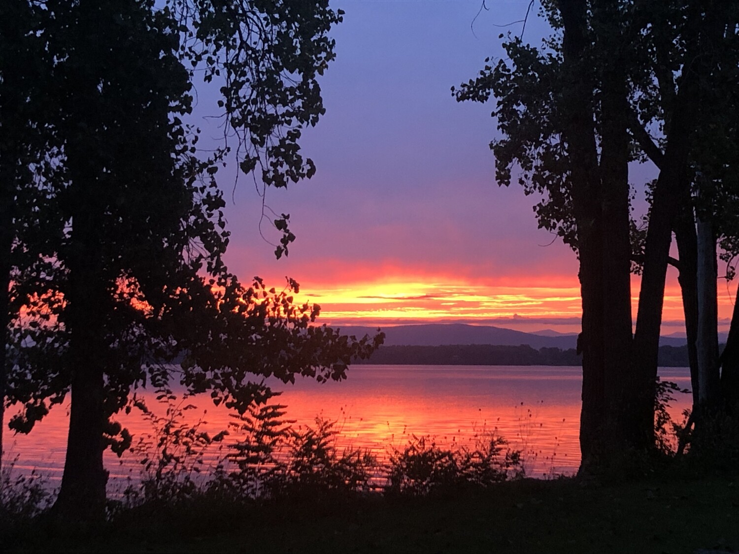 Sunrise on Lake Champlain