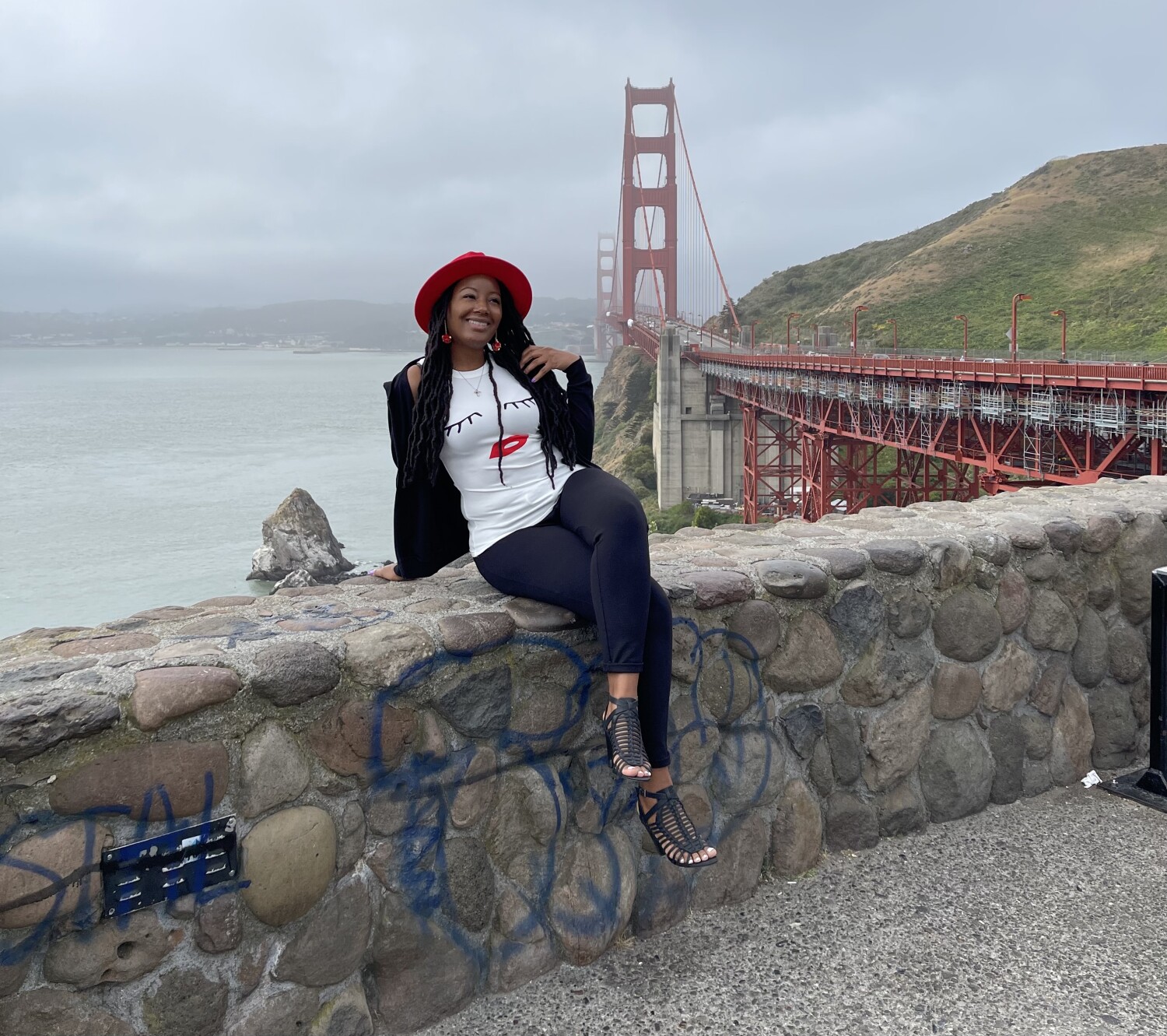 Sitting on the dock of the Bay